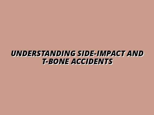 Side-Impact and T-Bone Accidents in Melbourne: Causes, Injuries, and Next Steps